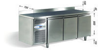 Umluft-Tiefkühltisch 3 x1/1 GN 66512130